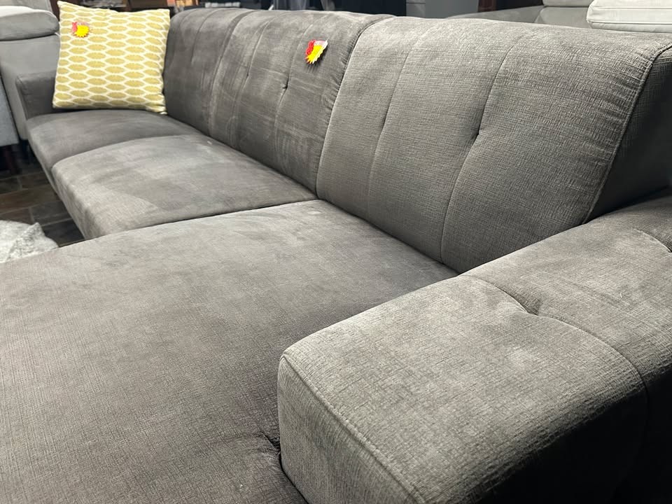 Modern Grey Chaise Sofa photo 9