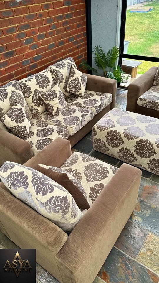 3+1+1 Sofa Set with Ottoman photo 2