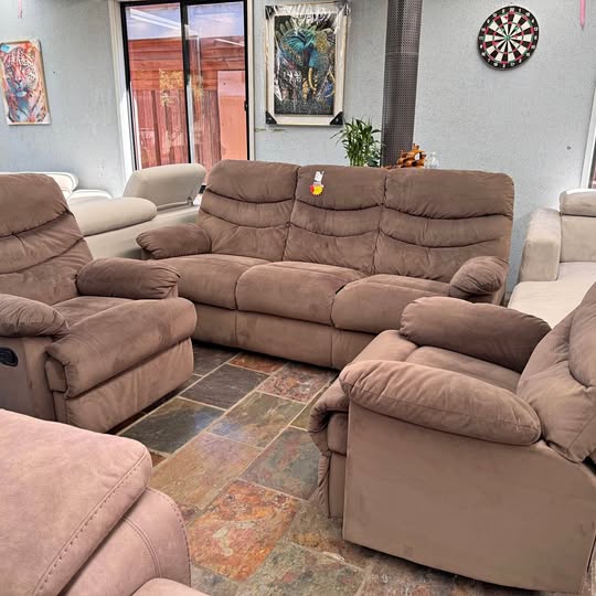 3+1+1 Manual Recliner Sofa Set