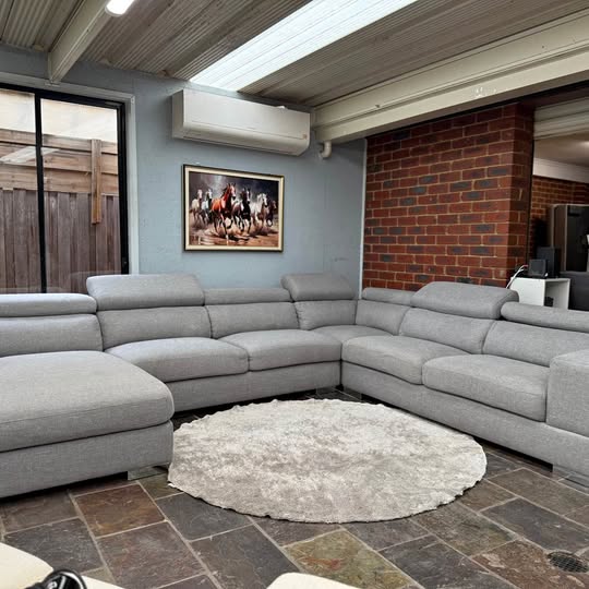 Focus On Furniture Corner Sofa 8 Seater