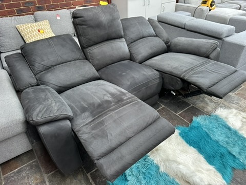 3-Seater Dual Electric Recliner Sofa — Professionally Cleaned photo 2