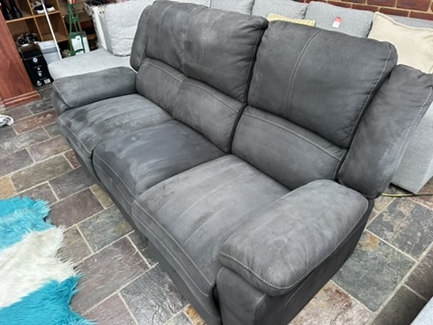 3-Seater Dual Electric Recliner Sofa — Professionally Cleaned photo 4