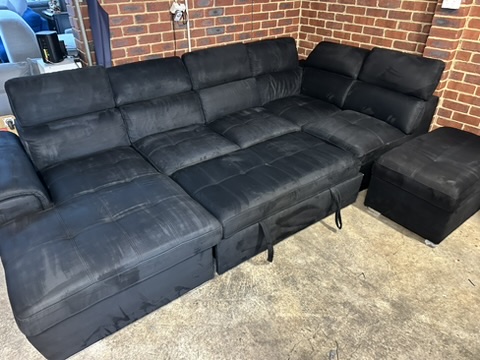 Large U-Shaped Modular Sofa with Storage — Professionally Cleaned photo 2