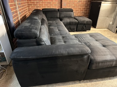 Large U-Shaped Modular Sofa with Storage — Professionally Cleaned photo 7